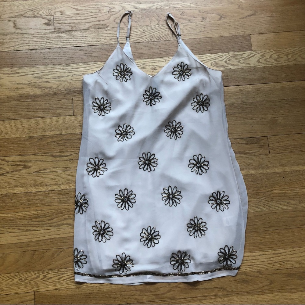 Lord and Taylor Beaded Silky dress